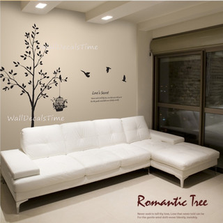 Wall Decal Tree Birds Removable Vinyl Decal Wall Decor Wall Sticker 