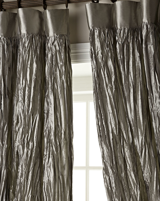 Crushed Silk Dupioni Curtains Curtains by Horchow