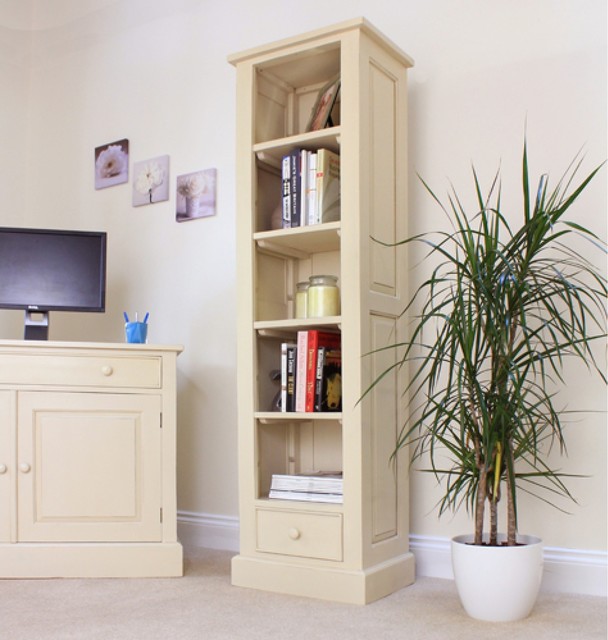 Cadence Narrow Alcove Bookcase Contemporary Bookcases other metro by