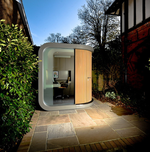 contemporary prefab studios by officepod