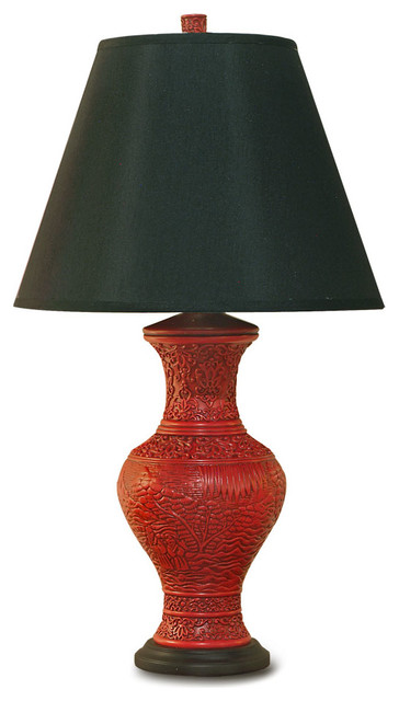 Red Asian Lamp 56