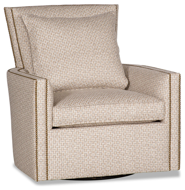Cosette Swivel Chair  Transitional  Armchairs And Accent Chairs  by 