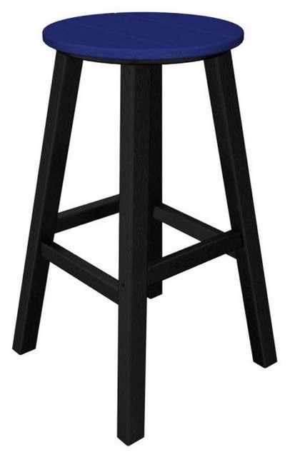 PolyWoodÂ® Bar Stool - Set of 2 - Modern - Outdoor Bar Stools And Counter Stools