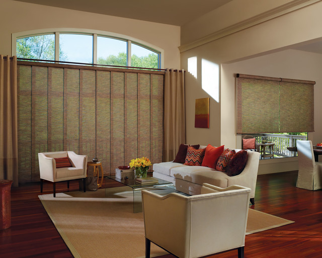 Hunter Douglas Skyline Panels Cordless Contemporary Window Treatments new york by