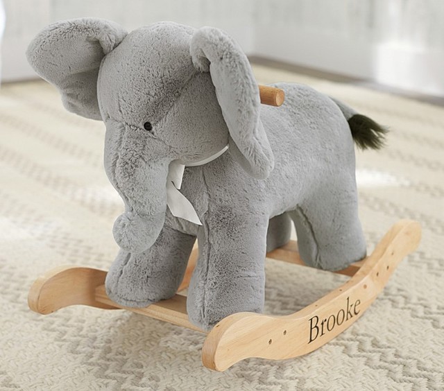 elephant plush rocker contemporary kids toys and games elephant plush rocker contemporary kids toys and games