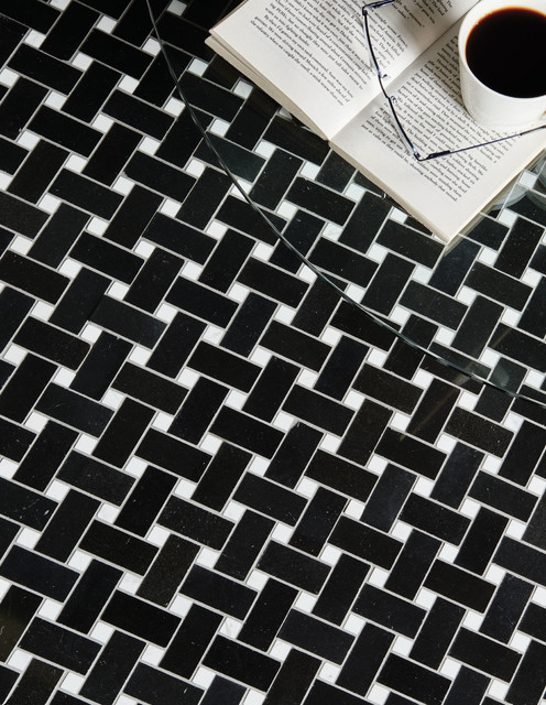 basketweave black with white dot traditional wall floor tiles south west by original basketweave black with white dot traditional wall floor tiles south west by original