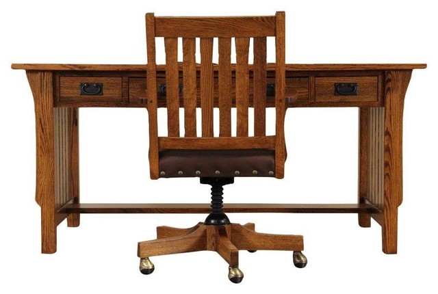 Restoration Hardware Mission Style Desk & Chair - Desks And Hutches