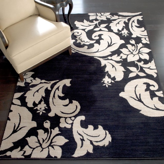 corner batik area rug Traditional Rugs by Ethan Allen