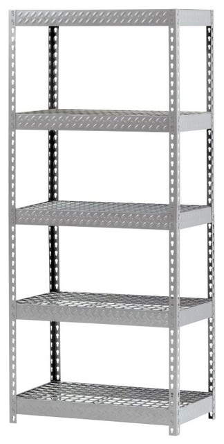 Wire Decking - 5 Shelf - TP3618W contemporary-garage-and-tool-storage