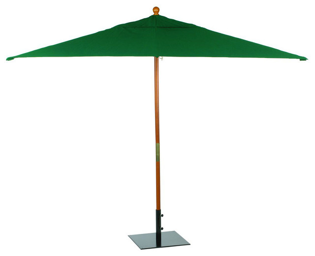 Caspian 8 X10 Rectangular Market Umbrella In Sunbrella Acrylic Contemporary Outdoor
