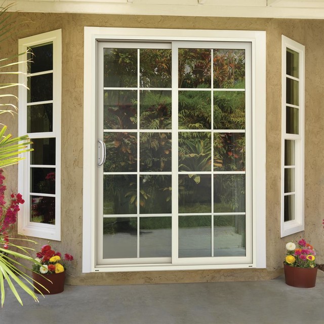 JELD WEN EX Wood Patio Doors Transitional Exterior houston by