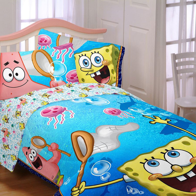 Spongebob Squarepants Bedding And Room Decorations Modern Bedroom