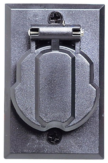 Design House Path & Landscape Light Parts Black Replacement Electrical Outlet - Contemporary ...