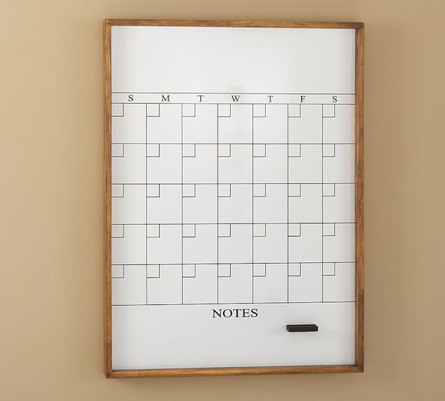 Rustic Wall Organizer, Whiteboard Calendar Contemporary Bulletin