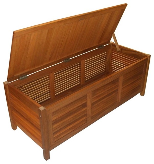 Mimosa 120x45x45cm Timber Outdoor Storage Box Contemporary Deck