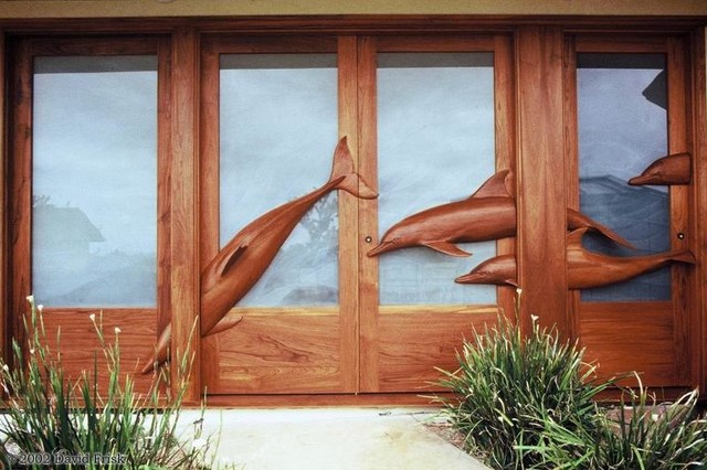 Dolphin Door - san diego - by David Frisk, Inc.