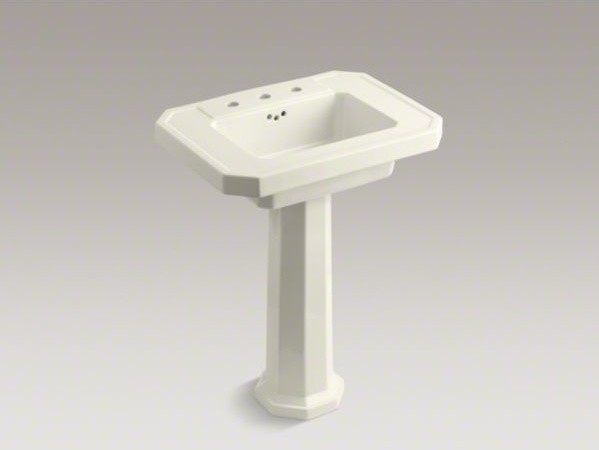 KOHLER Kathryn(R) pedestal bathroom sink with 8