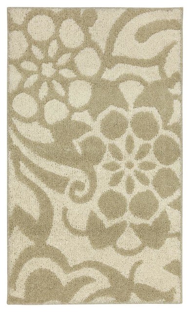 Contemporary Indoor/Outdoor Accent Rug: Mohawk Home Rugs Simpatico Biscuit - Contemporary - Rugs