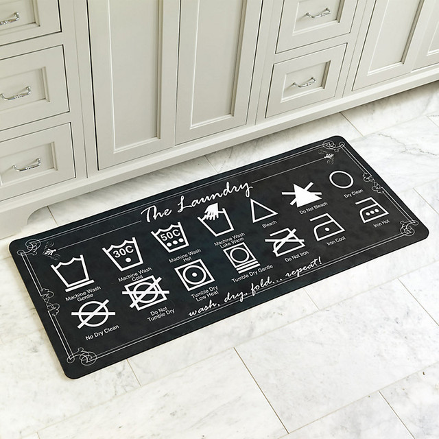 Ballard Designs Laundry Comfort Mat Mocha Small Contemporary Rugs by Ballard Designs