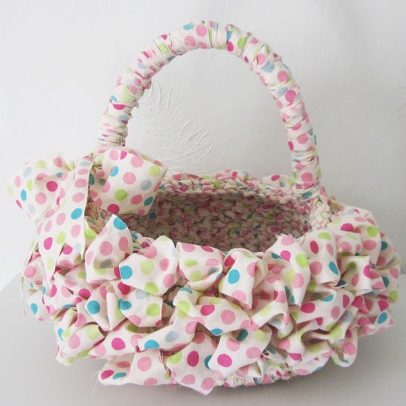 Ecofriendly Girl Heirloom Easter Basket Made To Order By sosorosey