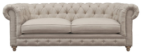 TOV Furniture Oxford Beige Linen Sofa TOV-S19