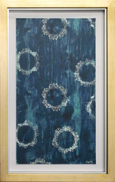 "Adeline " Wall Decor - Contemporary - Mixed Media Art - by Renwil