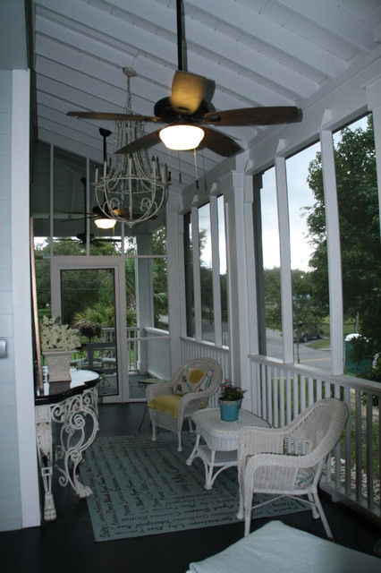 Eclectic Porch New Orleans Coastal Cottage eclectic-porch
