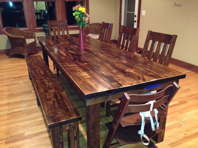 rustic dinning tables