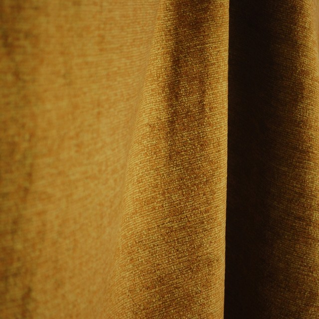 Gold Heavy Chenille Upholstery Fabric Traditional Upholstery Fabric by The Fabric Co