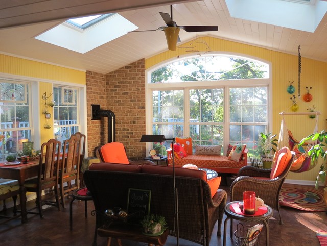 Eclectic Sunroom Milwaukee Sunroom/Porch eclectic-porch