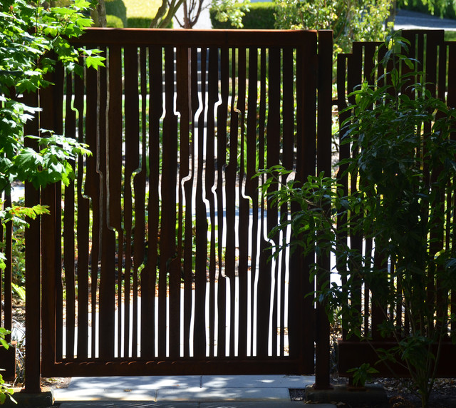 Elliott Bay House Under Construction - Modern - Home Fencing And Gates 