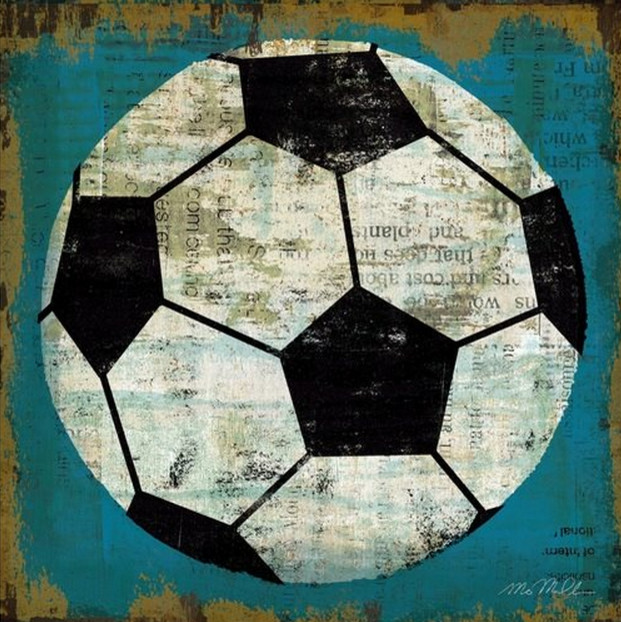 Soccer Ball Contemporary Artwork Other by Great Big Canvas