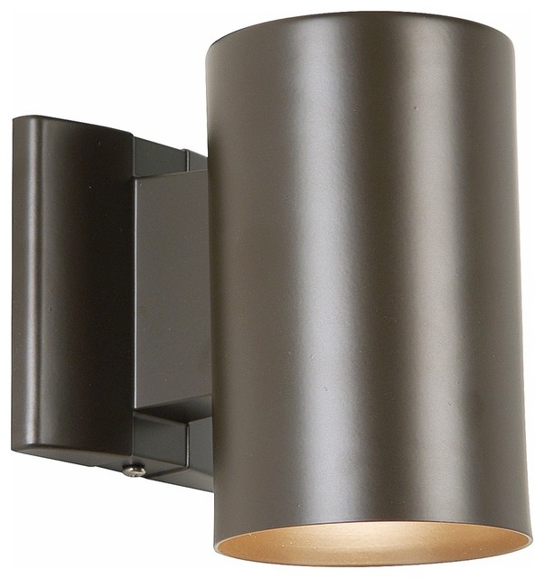 Bronze 7" High Outdoor Dark Sky Tube Light Traditional Outdoor