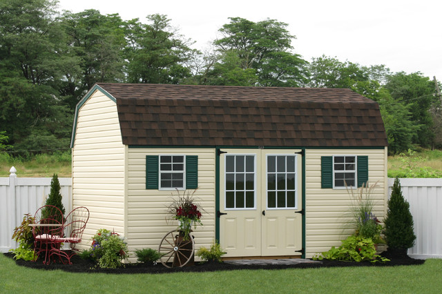 Backyard Vinyl Sheds in NY - Garage And Shed - philadelphia - by Sheds ...