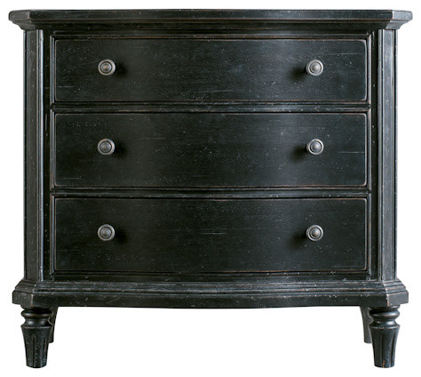 Weathered Black Nightstand