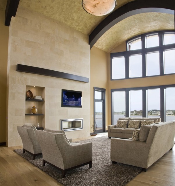 Modern Living Grand Rapids Ceilings modern-living-room