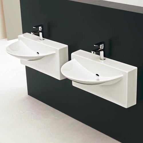 Sleek bathroom sink by artceram Sleek bathroom sink by artceram