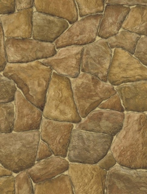 SF084781 Faux Stone Wallpaper - Rustic - Wallpaper - by ...