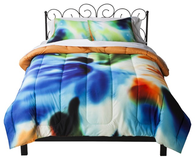 Xhilaration Watercolor Comforter Set Contemporary Comforters And Comforter Sets by Target