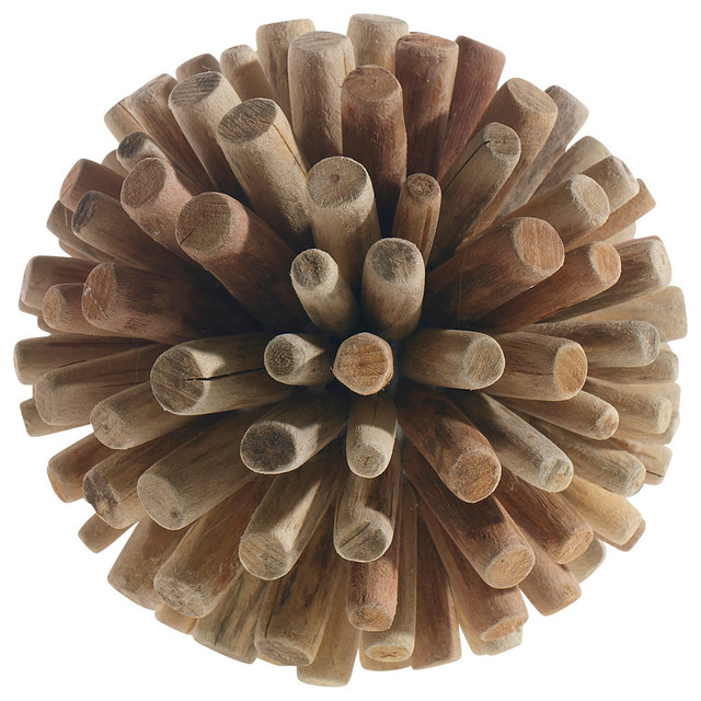 Driftwood Ball, Small Contemporary Decorative Objects And Figurines by BELLA VICI