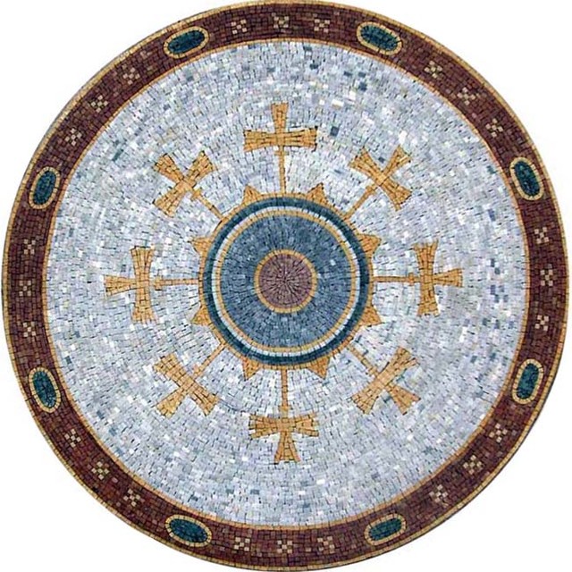 byzantine mosaic art medallion arela 24x24 mediterranean floor medallions and inlays by byzantine mosaic art medallion arela 24x24 mediterranean floor medallions and inlays by