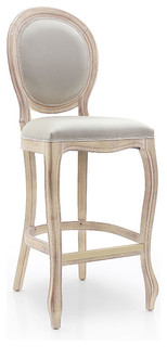 louis french style oval back bar stool shabby chic style louis french style oval back bar stool shabby chic style