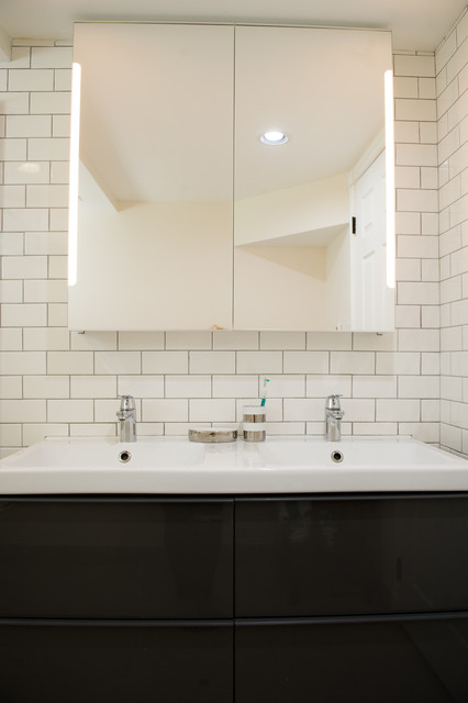 Classic Basement Bathroom Renovation  Modern  Bathroom  calgary 