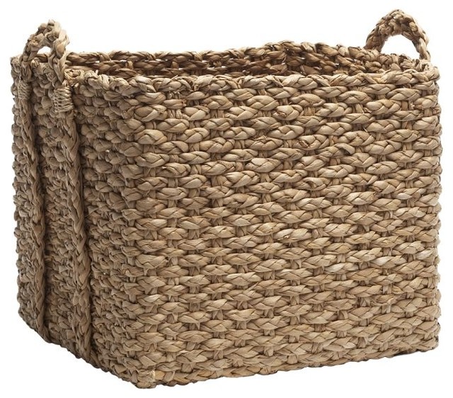 Braided Storage Bin Contemporary Baskets by West Elm