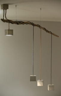 "MiniCubes an Treibholz" - Industrial - Pendelleuchten - other metro