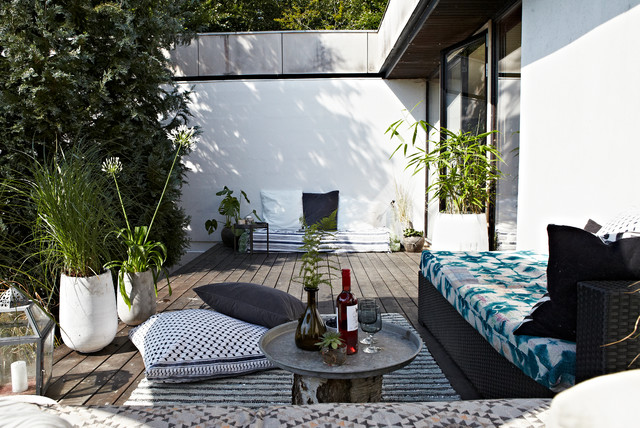 Terrasse hyggeligt uderum