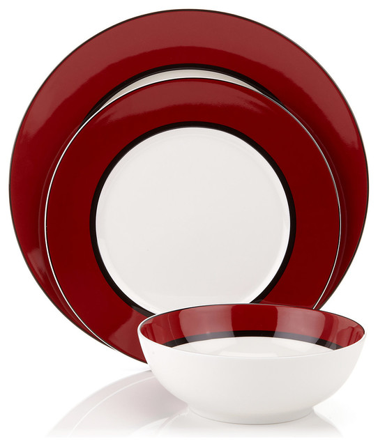 12 Piece Manhattan Dinner Set Modern Dinner Sets by Marks & Spencer