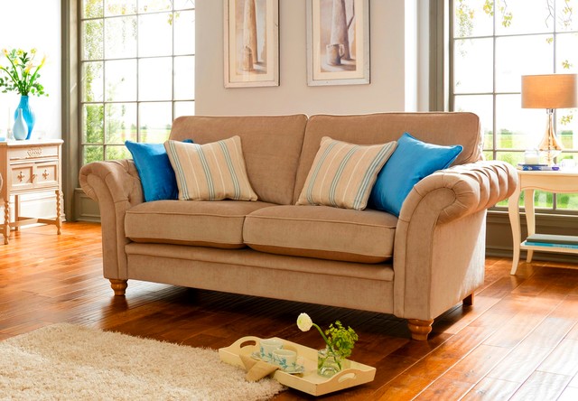 Caressa 2 Seater Sofa ? Chesterfield Sofa Styling With Standard Back or Pillow B - Traditional ...