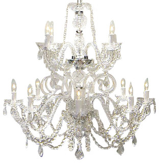 Petite French Chandelier With Swarovski Crystal Traditional Petite French Chandelier With Swarovski Crystal Traditional