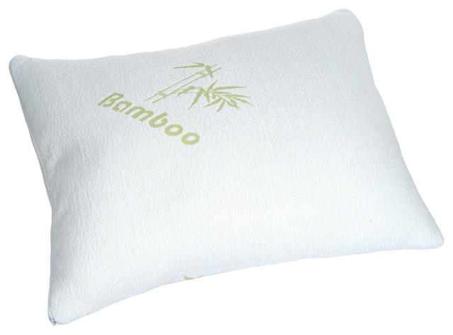 Bamboo Memory Foam Pillow - Traditional - Bed Pillows - by Trademark Global